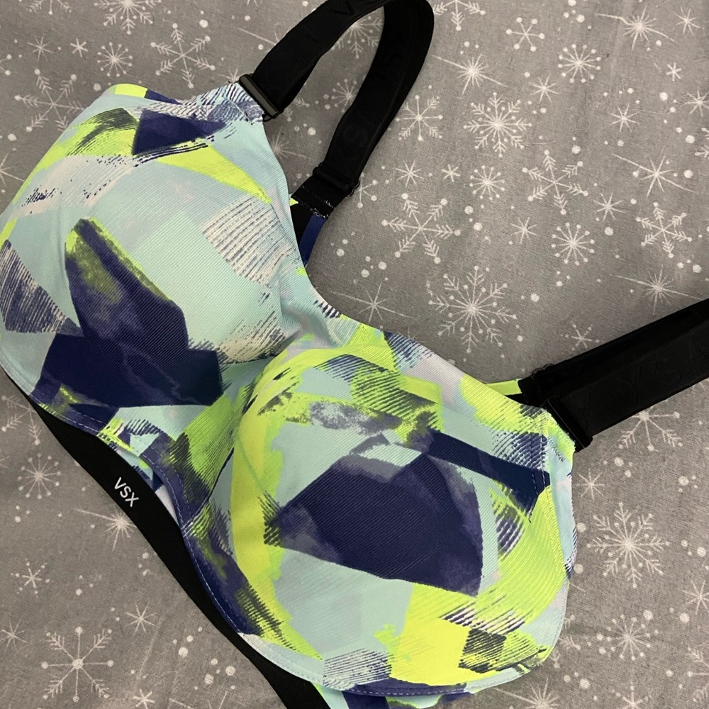 Multicolored VSX Victoria Secret sports bra